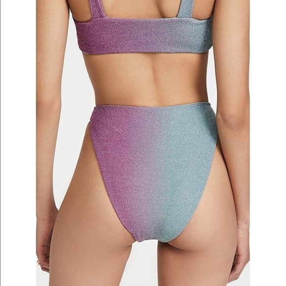 NWT BEACH RIOT Ombré Bikini Set Avalon Top - Picture 6 of 15